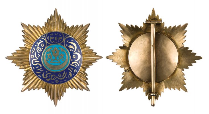 Бухарский эмират. Знак Ордена Благородной Бухары 3-й степени 2-го класса..jpg