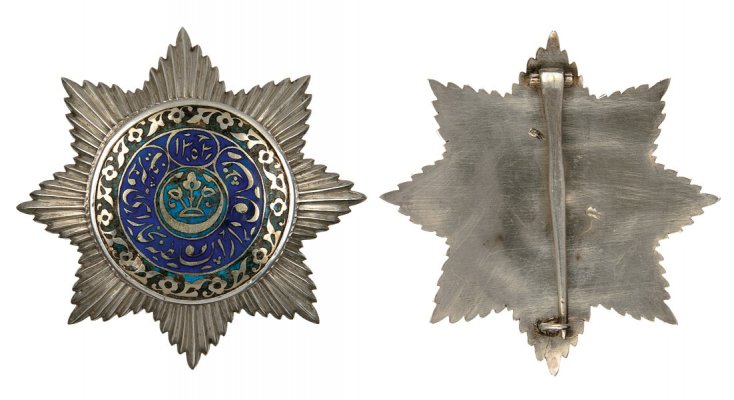 Бухарский эмират. Знак Ордена Благородной Бухары 1-й степени 3-го класса.jpg