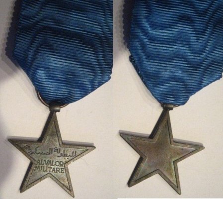 Stella al valore militare in Somalia.JPG