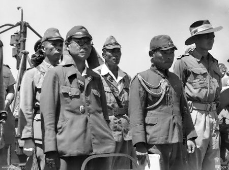 Colonel Tatsuichi Kaida and his chief of staff Major Minoru Shoji2.jpg