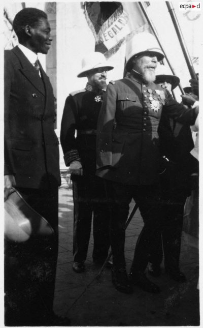 Arrivée du général Gouraud à Dakar..jpg